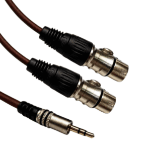 3.5mm Stereo and 2*XLR Female