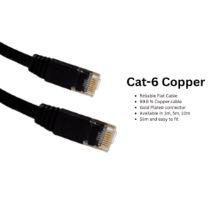 Cat 6 flat copper cable