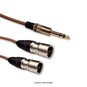 6.35mm Stereo Plug to 3-Pin XLR Male