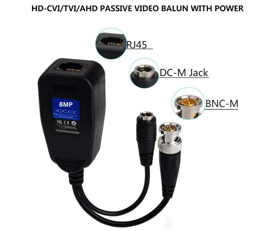 8MP Video Balun