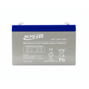 Hi-Pover 6V 7A Lead-Acid Battery | Stable Power for Multiple Devices